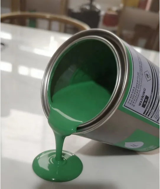 Acrylic Polyurethane Metal Topcoat — Liquid coating appearance