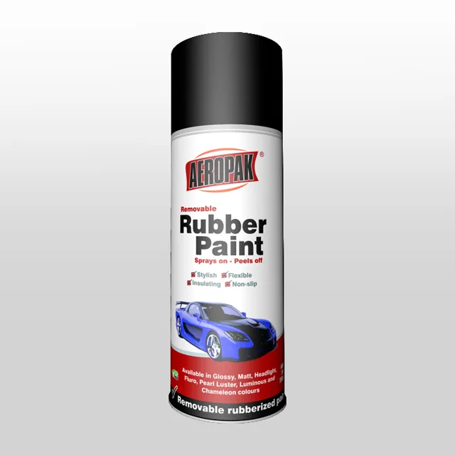 Peelable Aerosol Protective Spray — Coating material and packaging