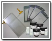 Peelable Blue Coating for LCD & ITO — Display glass and protective coating