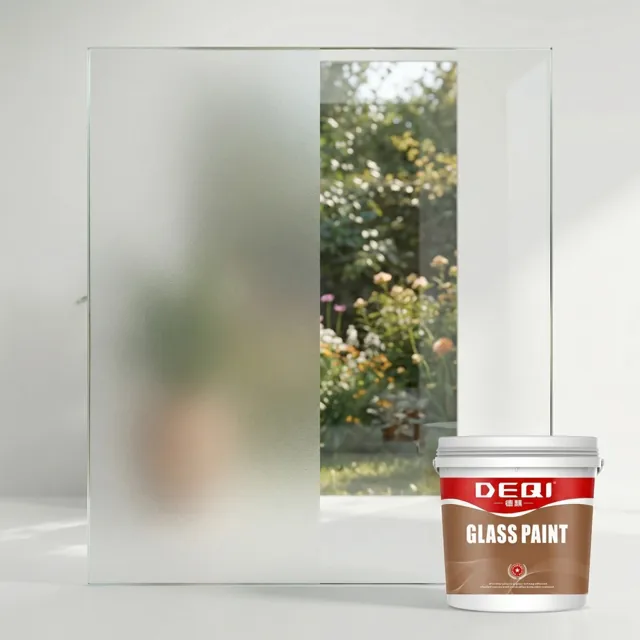 Translucent Frosted Glass Privacy Coating — Frosted glass finish and application