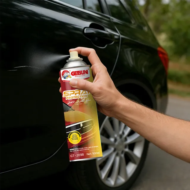 Water-Washable Temporary Vehicle Colour — Temporary colour spray application
